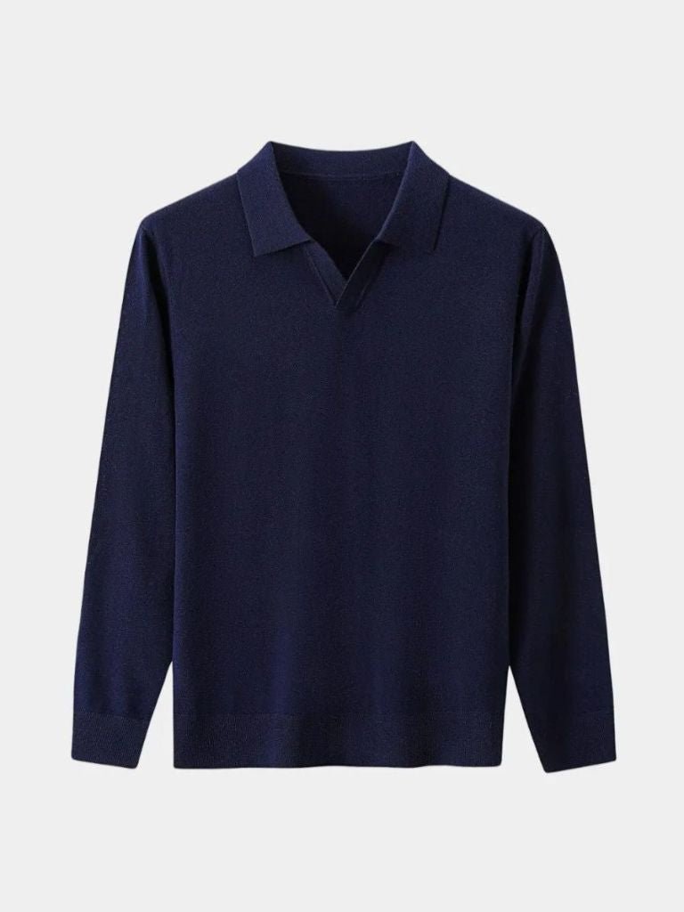 100% Wool Sweater with Pullover Neckline