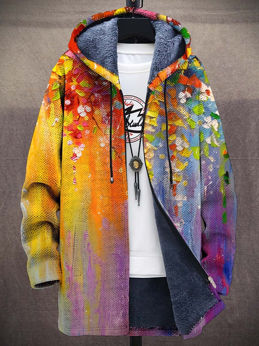 Anders | Abstract Splash Hoodie