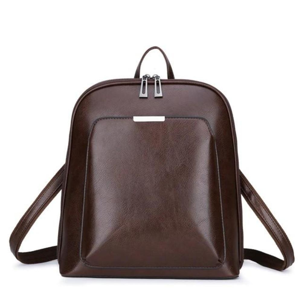 Stella | Classic Backpack with Double Zip and Simple Design
