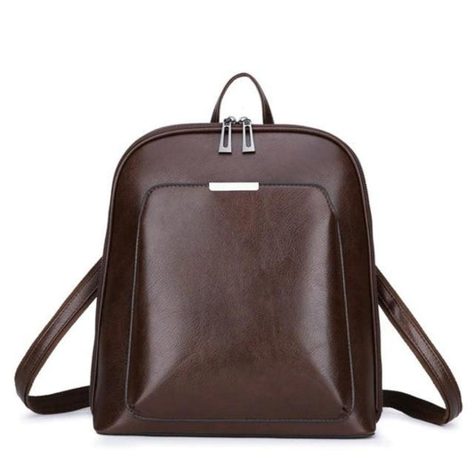 Stella | Classic Backpack with Double Zip and Simple Design