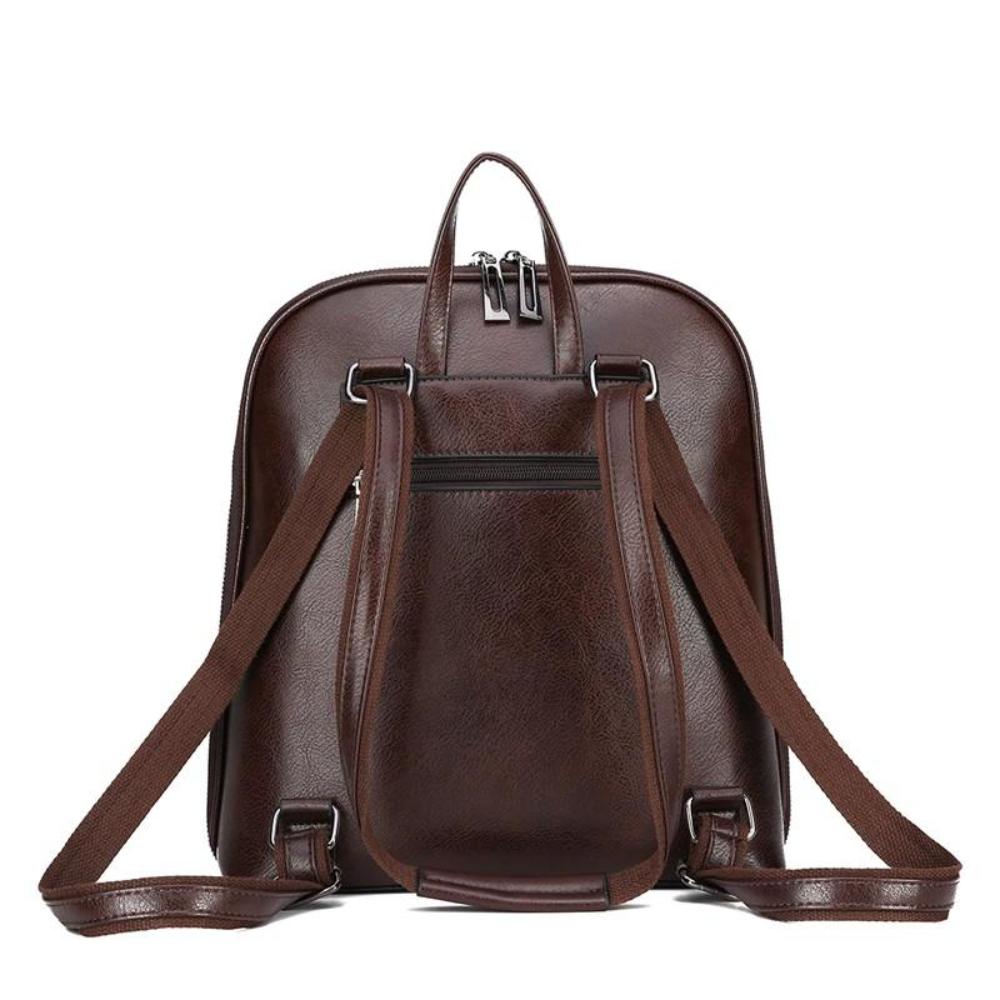 Stella | Classic Backpack with Double Zip and Simple Design