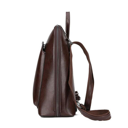 Stella | Classic Backpack with Double Zip and Simple Design