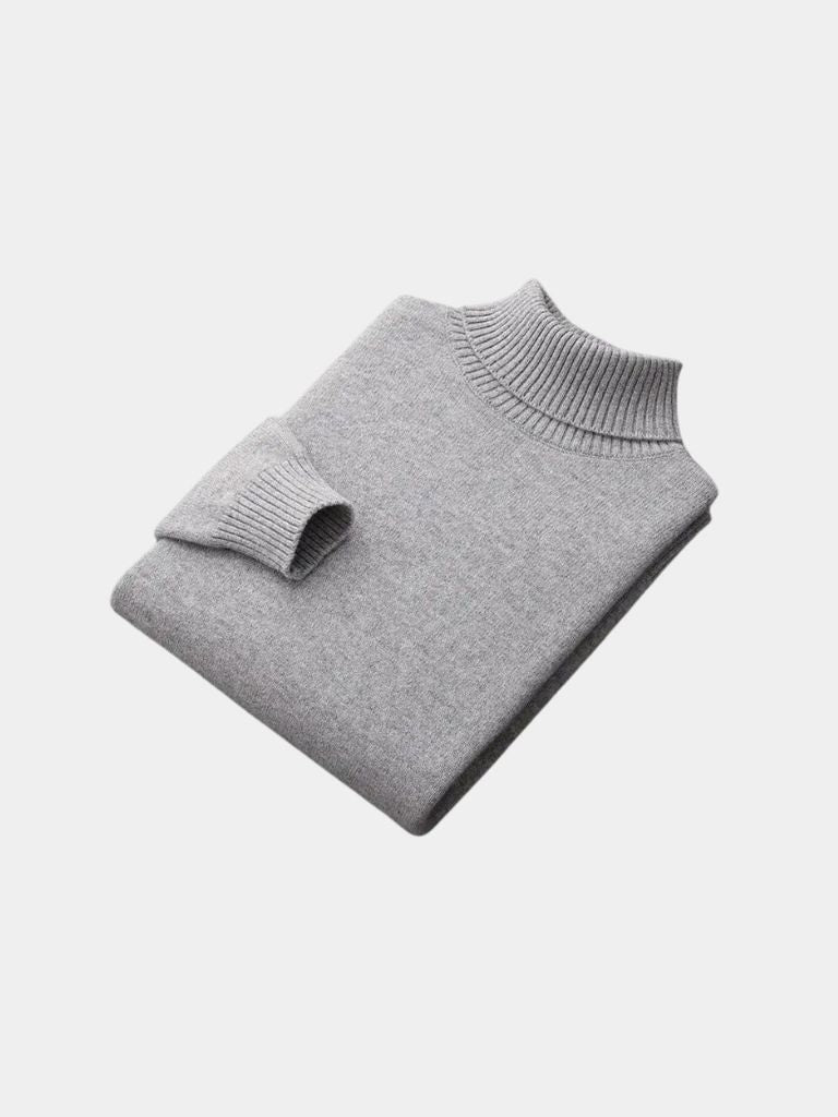 100% Wool Turtleneck Sweater