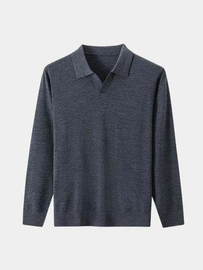 100% Wool Sweater with Pullover Neckline