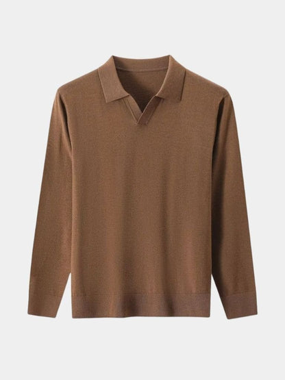 100% Wool Sweater with Pullover Neckline