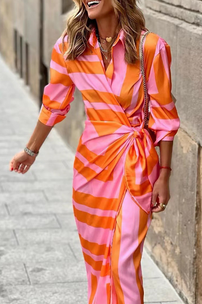 Helmi -| Spring Summer Fashion Printed Dress