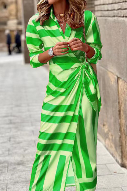 Helmi -| Spring Summer Fashion Printed Dress