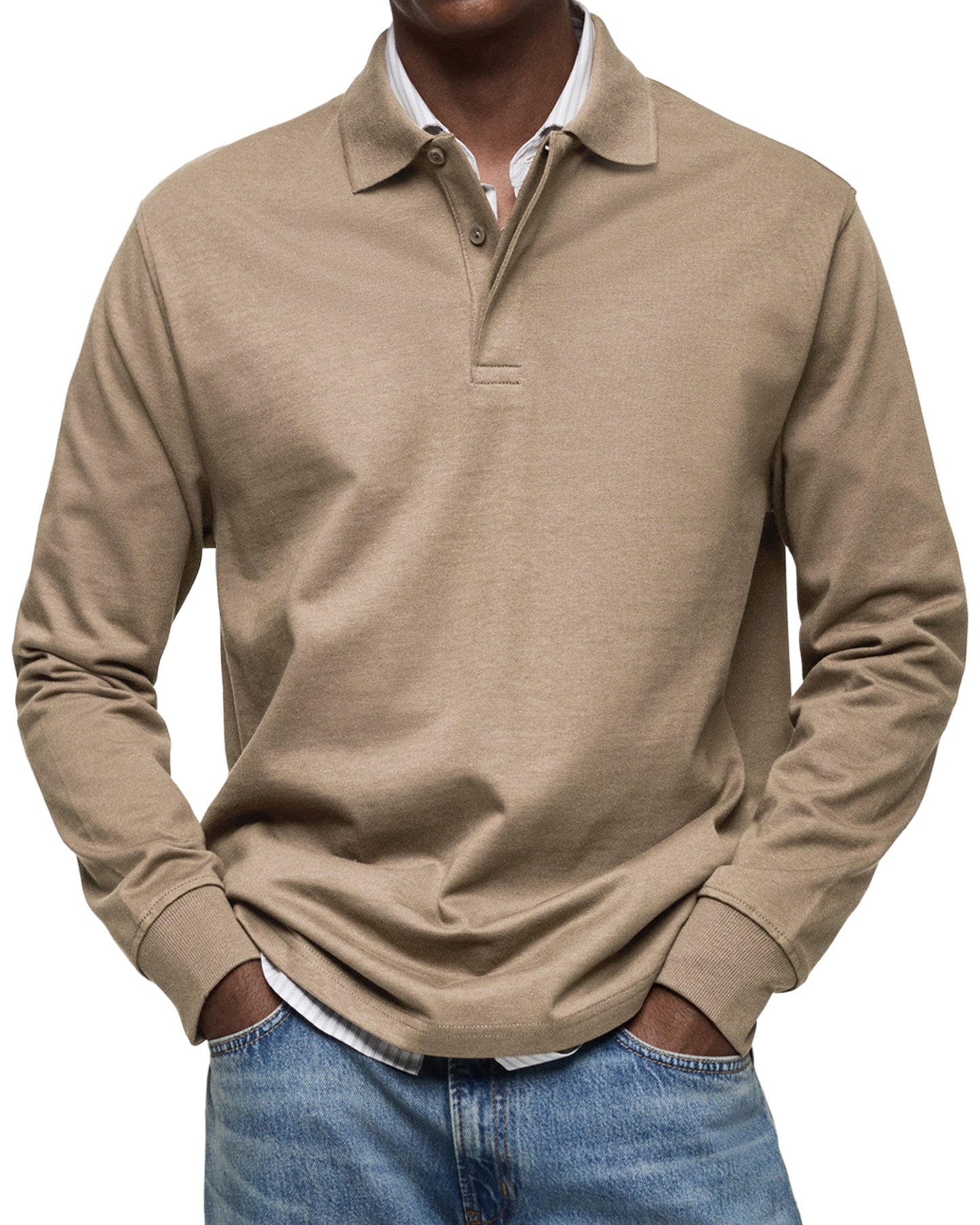 SUPPLY CLUB | LUXURY LONG-SLEEVED POLO
