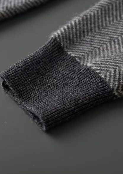 100% MERINO WOOL PATTERNED SET