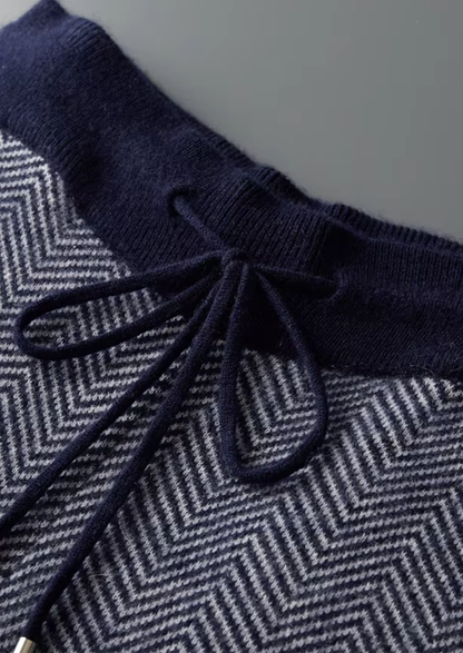 100% MERINO WOOL PATTERNED SET
