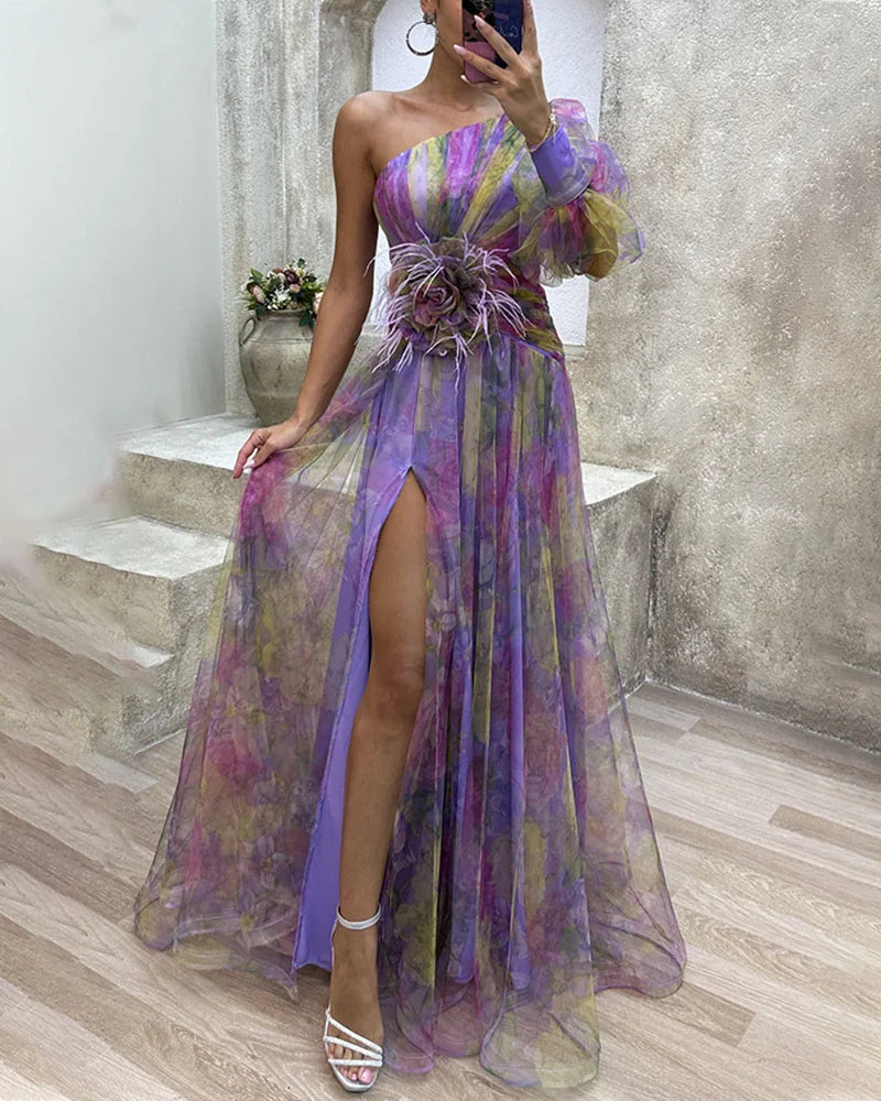 Cecelia - One-Sleeve Dress