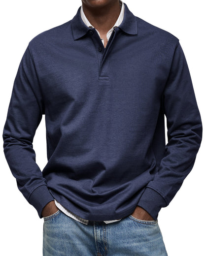 SUPPLY CLUB | LUXURY LONG-SLEEVED POLO