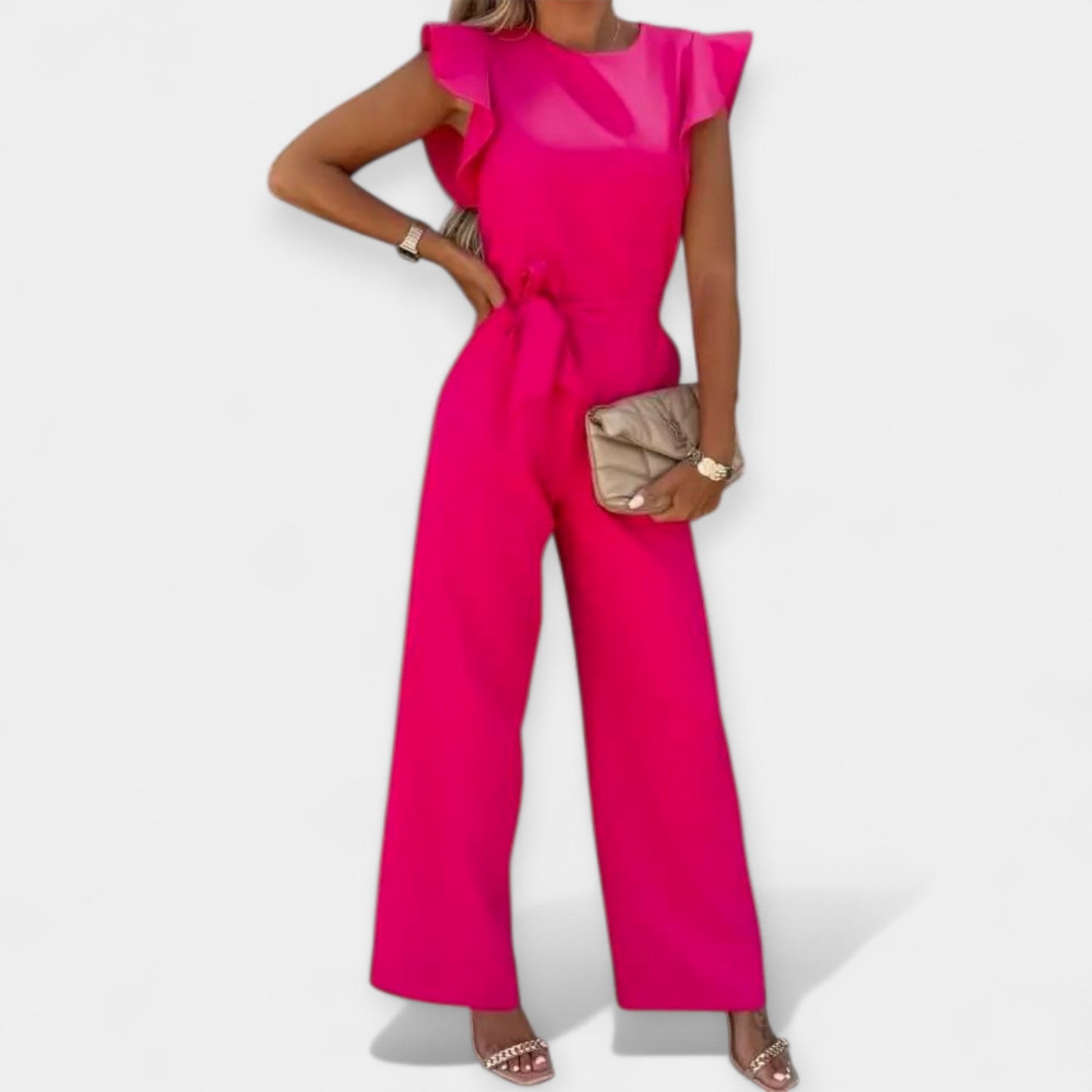 Butterfly Sleeve Jumpsuit