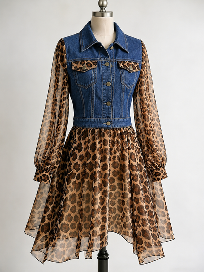 Milan Leopard Dress