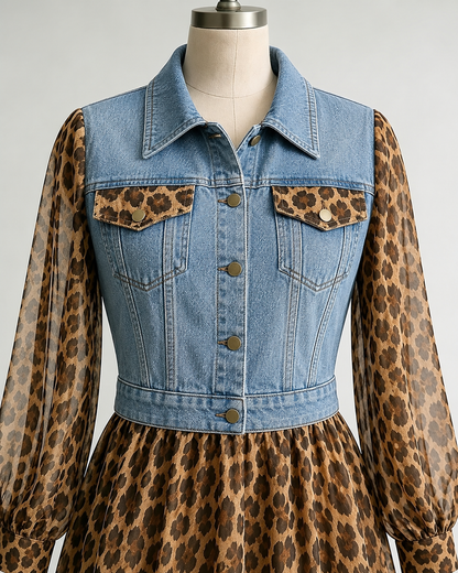 Milan Leopard Dress