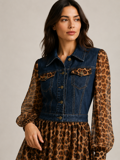 Milan Leopard Dress