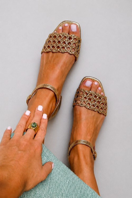 Camila - Golden Summer Enchantment Sandals