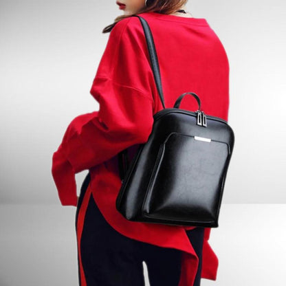 Stella | Classic Backpack with Double Zip and Simple Design