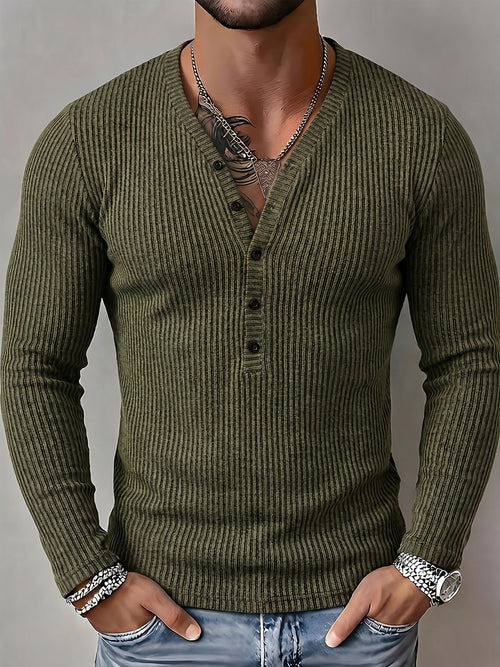 Enzo Button Knit