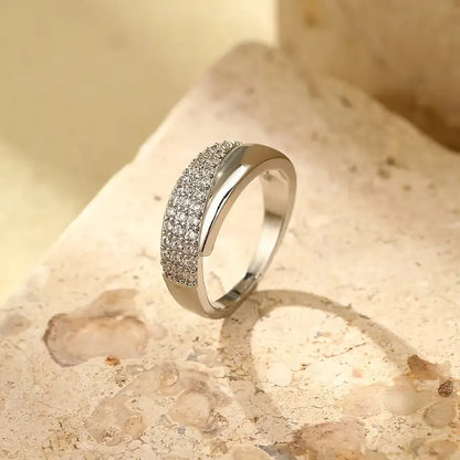 Symbolic Gold Ring with Sparkling Stones (Buy 1 Get 1 FREE)