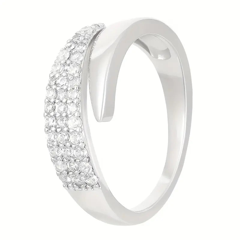 Symbolic Gold Ring with Sparkling Stones (Buy 1 Get 1 FREE)