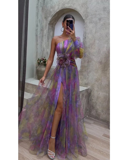 Cecelia - One-Sleeve Dress