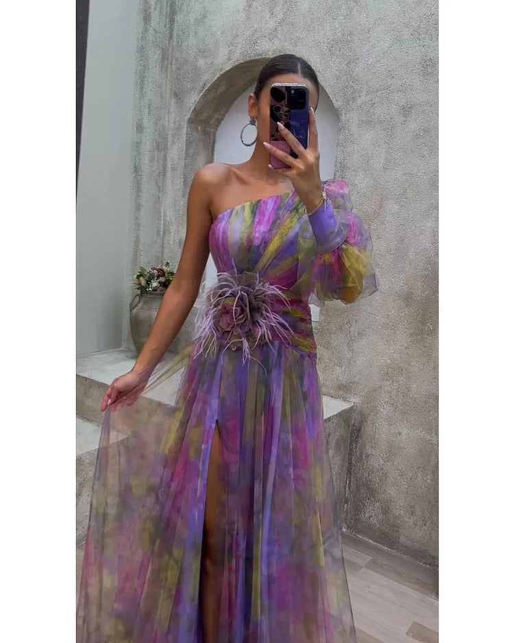 Cecelia - One-Sleeve Dress