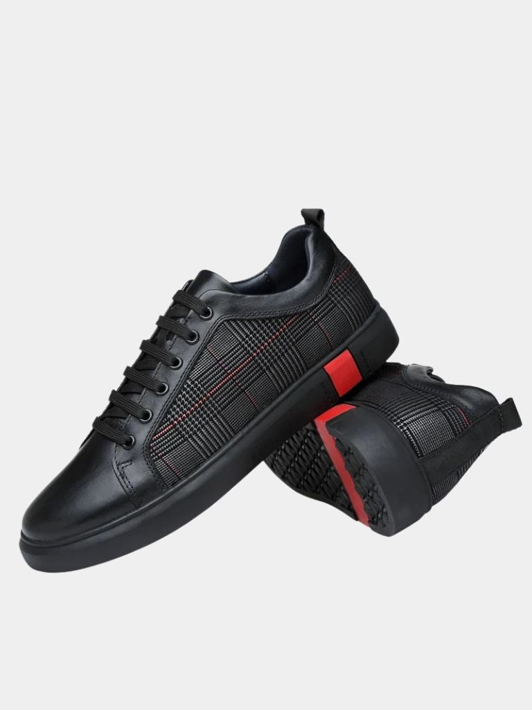 Black Leather Loafers