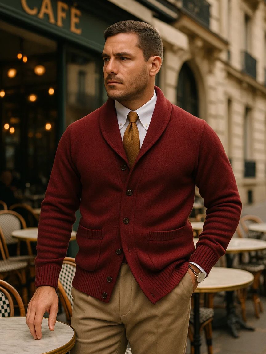 British Cardigan Sweater