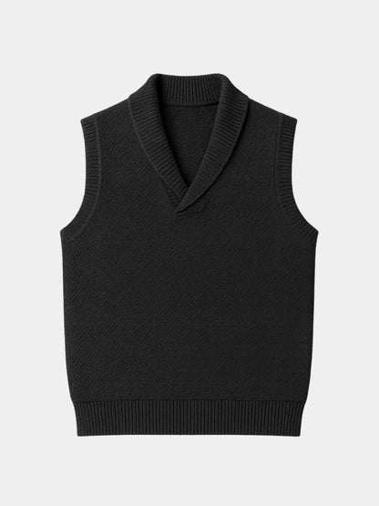 British Knit Knitted Waistcoat