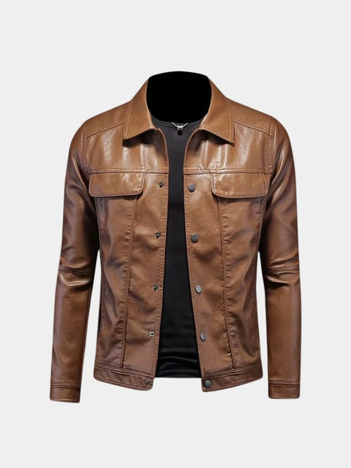 Leather Jacket Bronze Rebel