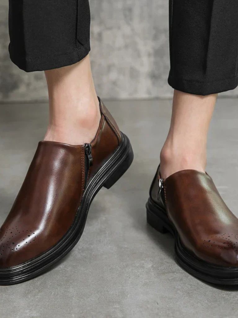 Brun Prestige Leather Loafers