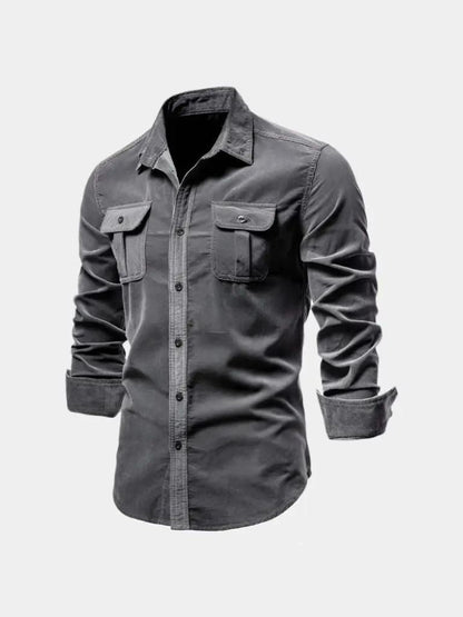 Casual Business Corduroy Shirt