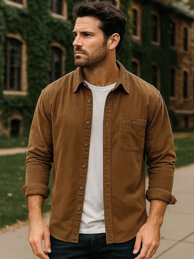 Casual Corduroy Shirt