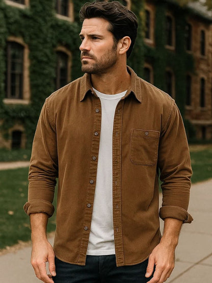 Casual Corduroy Shirt