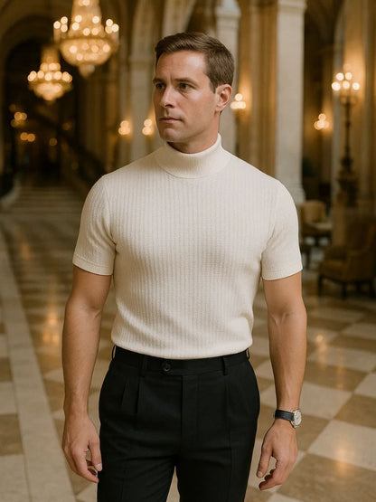 Casual Knit T-Shirt