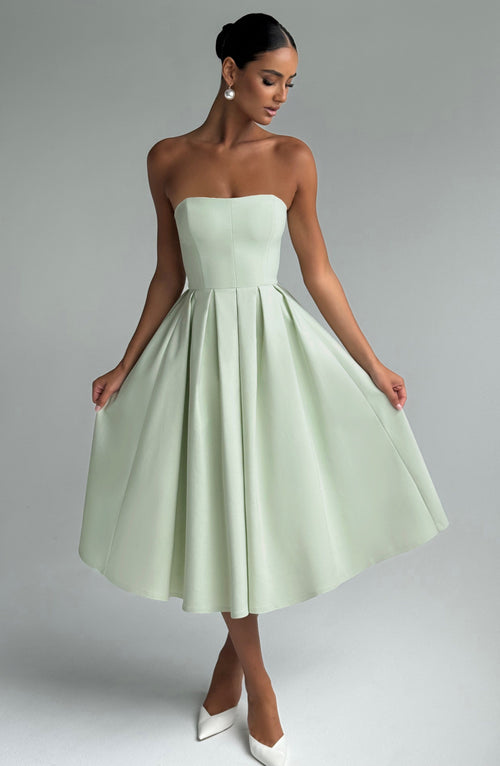 Impressive Midi Dress - Mint
