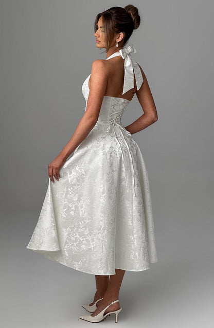 Effie Midi Dress - Ecru