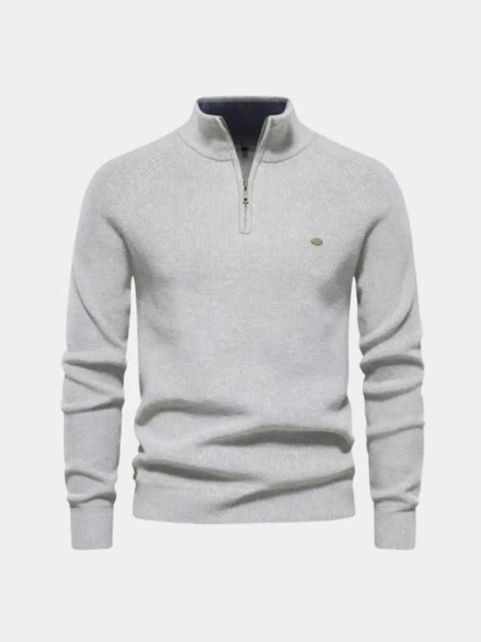 Elegant Quarter Zip Sweater