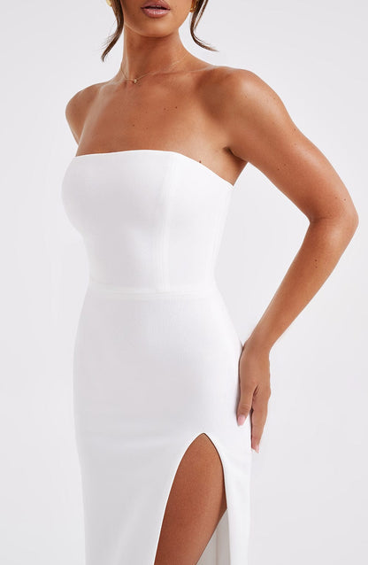 Emmaline Midi Dress - Ecru