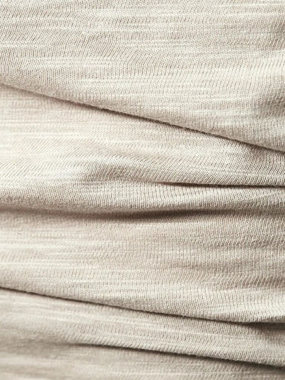Basic Casual Henley Neck T-Shirt