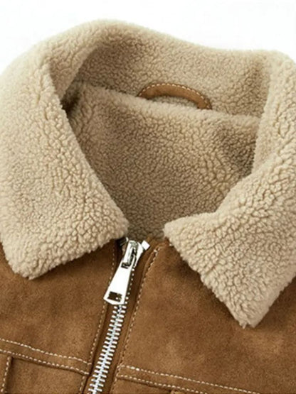 Fleece Suede Jacket