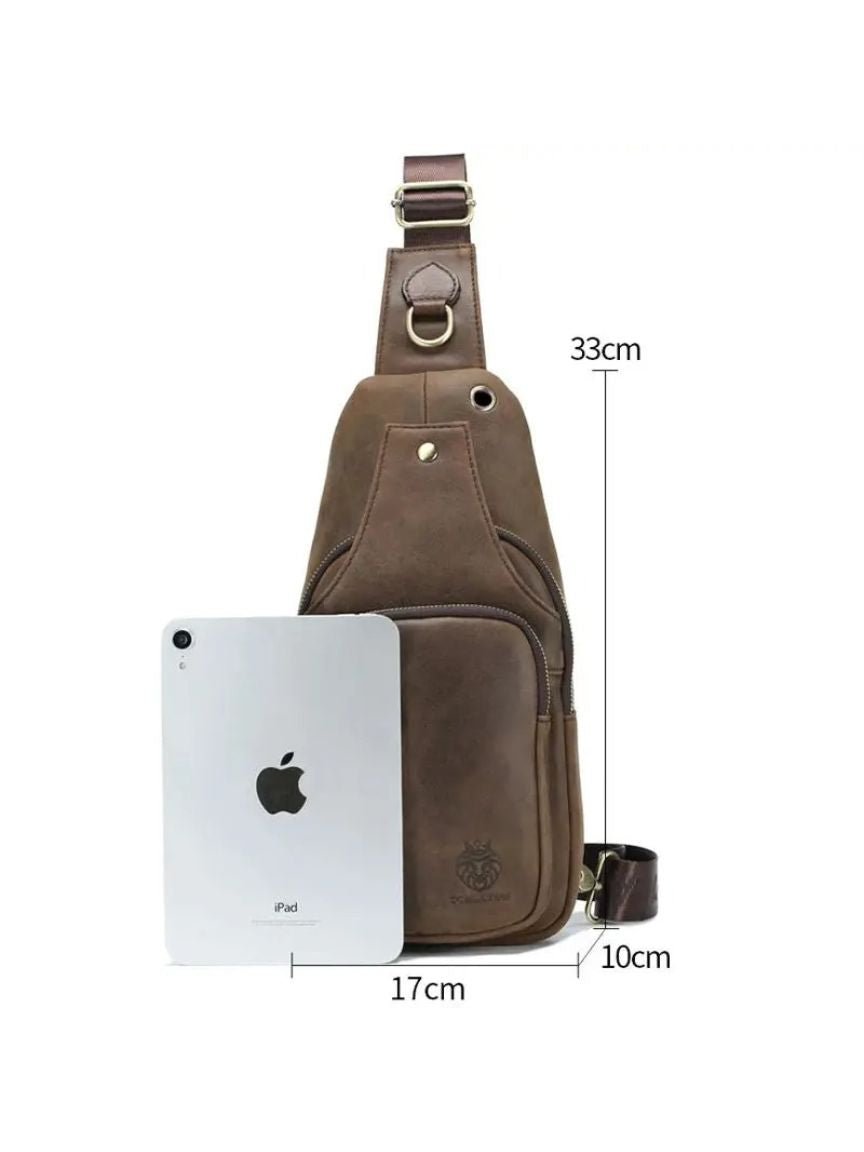 Essential Leather Shoulder Bag