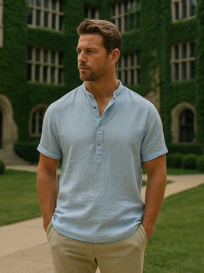 Essential Linen Short Sleeve Shirt