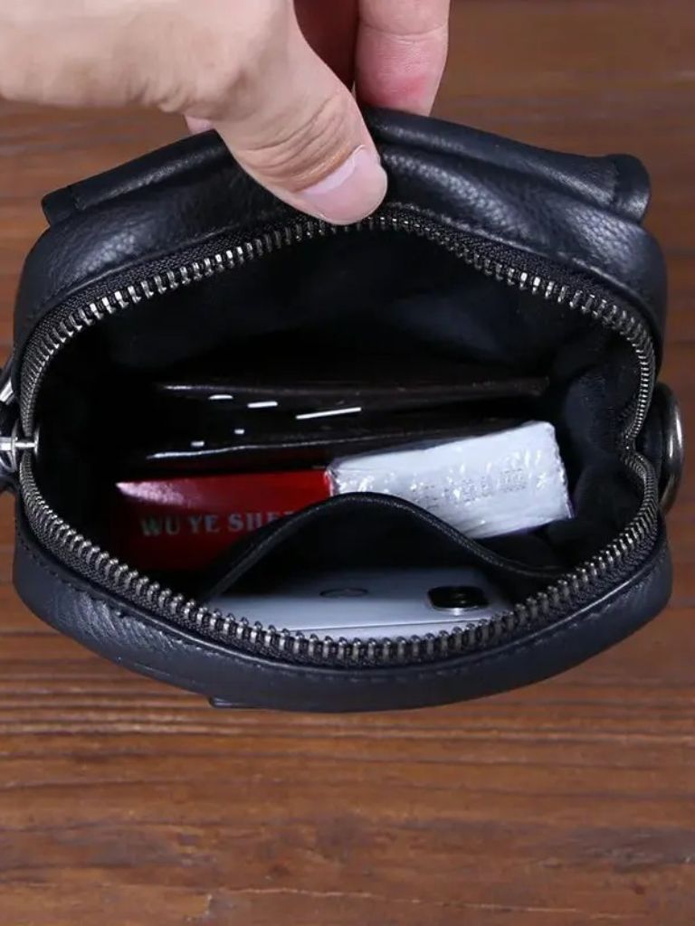 Essential Small Leather Shoulder Bag