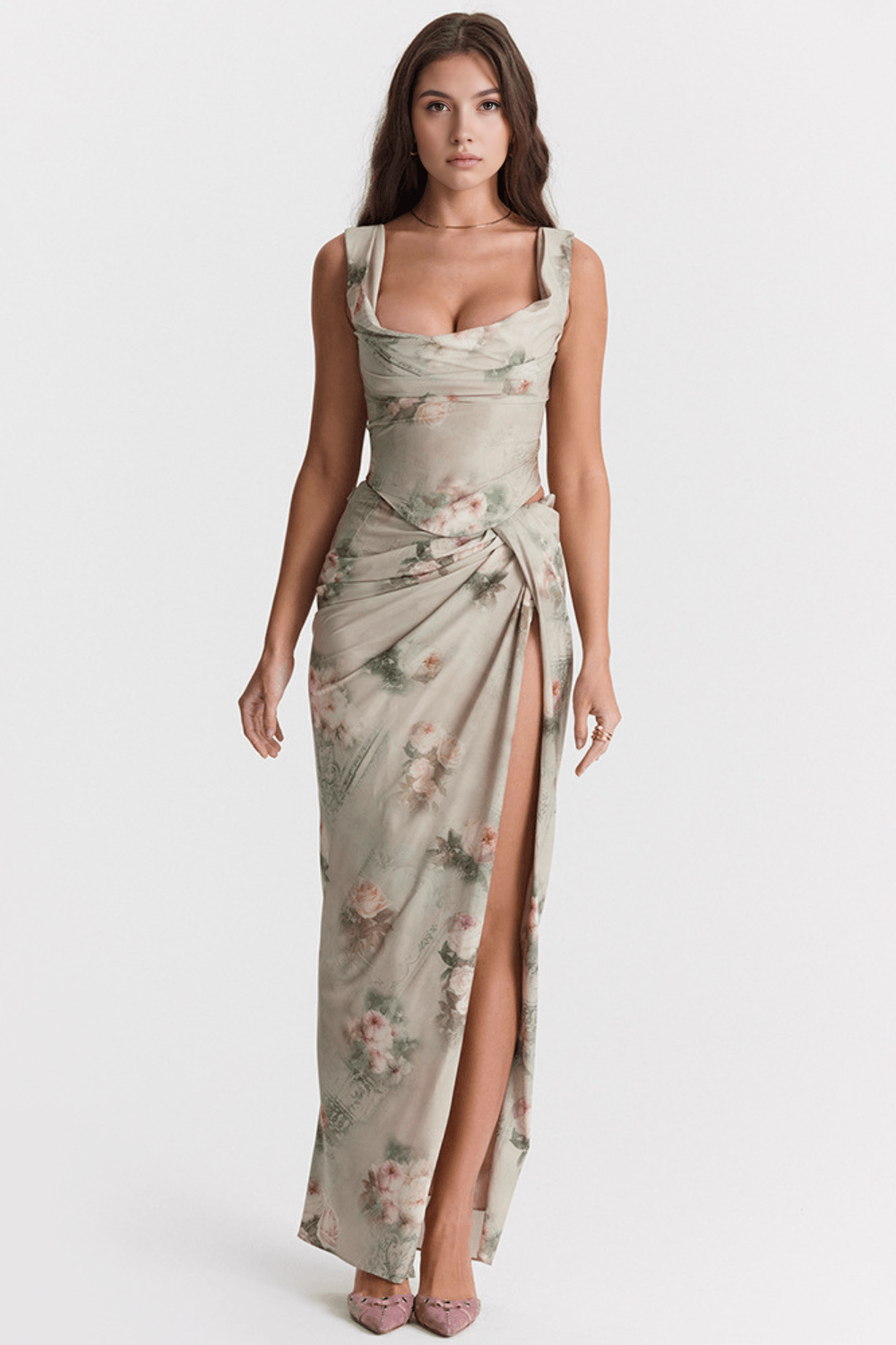 AMARI - BROWN CORSET