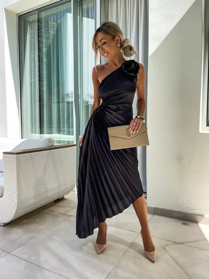 Lizbeth - Dress with Floral Sleeves