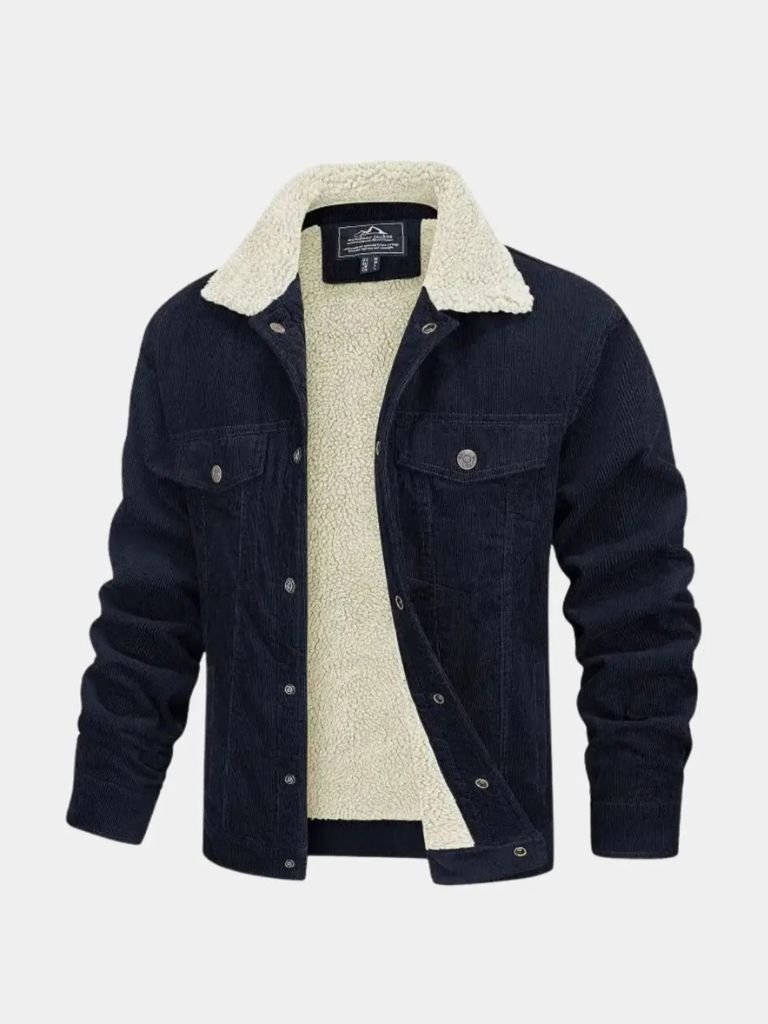 Sherpa Jacket in Velvet Fabric