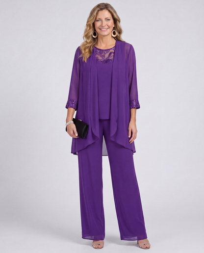 Lillie™ - Minimalist style classic three-piece set