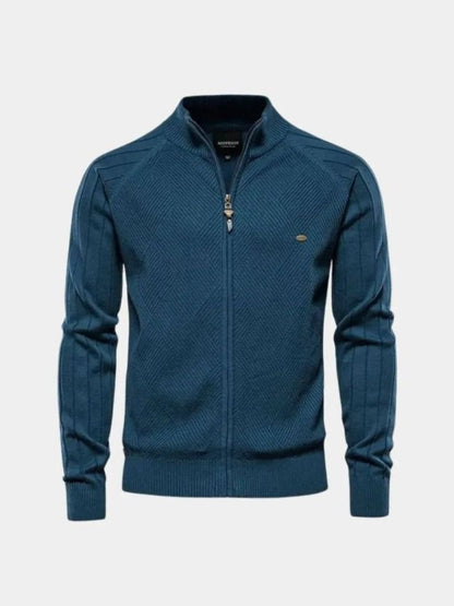 Knitted Cardigan with Zip